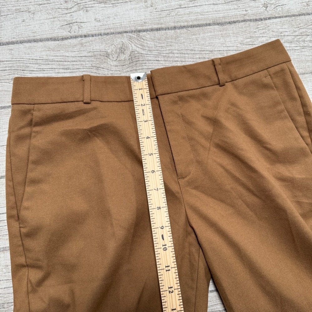 Banana Republic Dress Pants Women's 8 Brown Logan Straight Leg Workwear Trousers - Picture 7 of 8